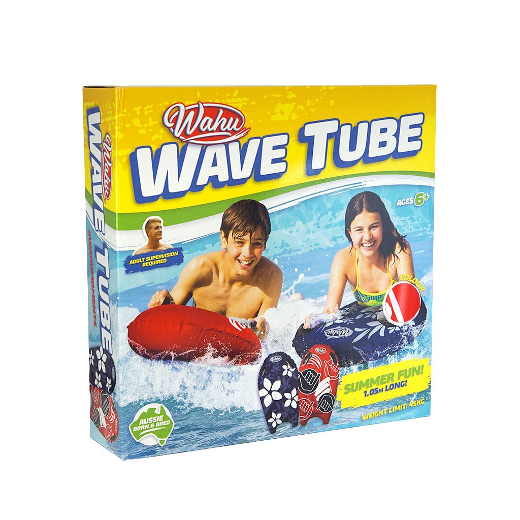 Wahu Wave Tube Shaka Plus Red in package